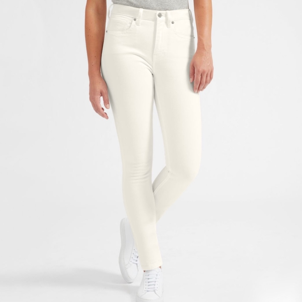 Everlane High-Rise Skinny Jean White 27